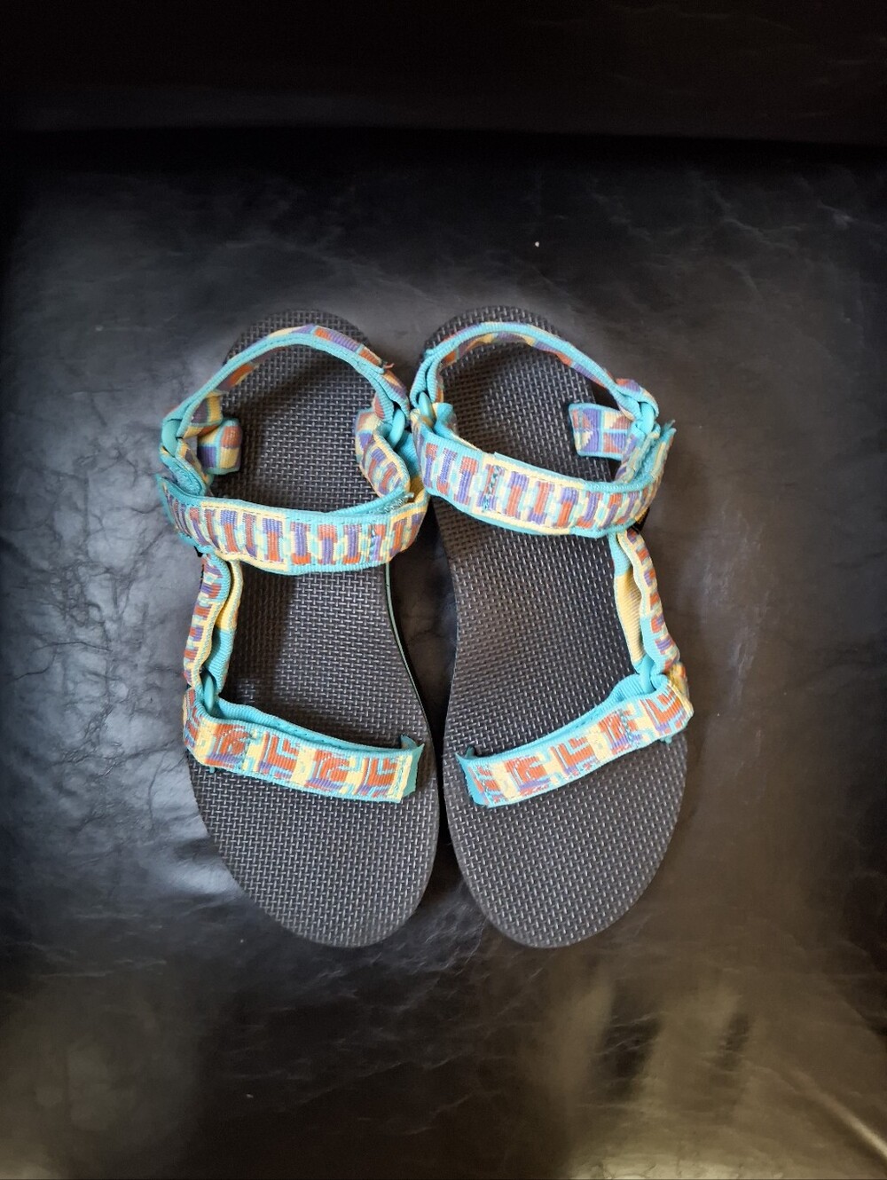 Teva Flatform Universal Bandana Aquarius Webbing Sandals sz 9